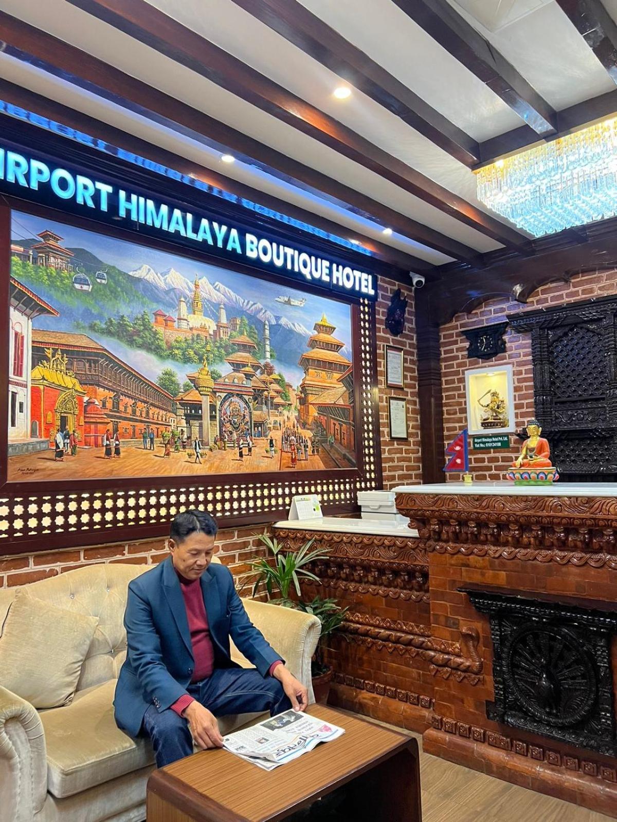 Airport Himalaya Boutique Hotel Kathmandu Bagian luar foto